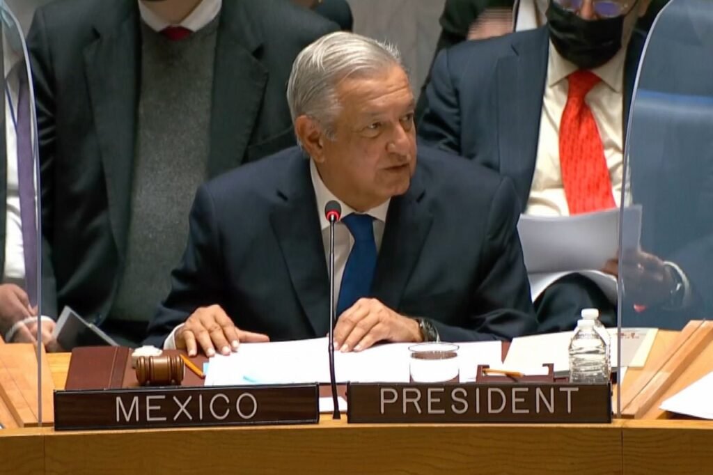 AMLO arremete contra la corrupción en Consejo de Seguridad de ONU (VIDEO)