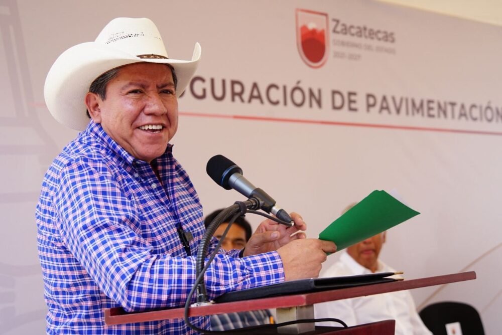 El gobernador de Zacatecas, David Monreal.