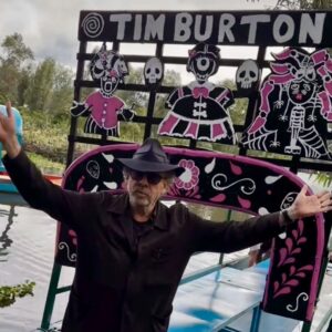 Tim Burton visita Xochimilco 
