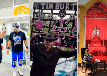 En su viaje a México, Tim Burton visita lugares icónicos.