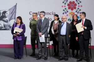 Sheinbaum y Brugada anuncian la celebración “México Tenochtitlan, Siete Siglos de Grandeza”.