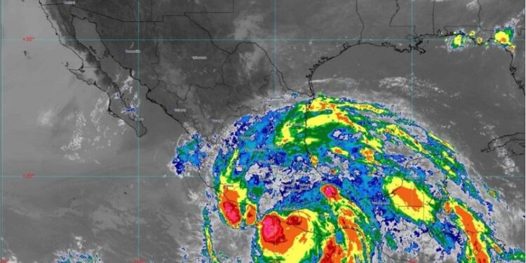 Huracán Erick, lluvia, Oaxaca, Guerrero