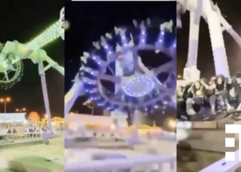 23 personas resultan heridas tras ruptura de un juego mecánico en Arabia Saudita (VIDEO).