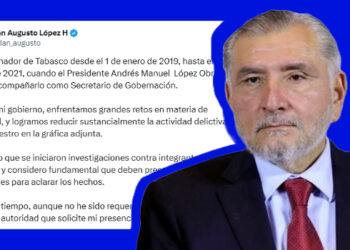 Adán Augusto López reaparece: “estoy a la orden de cualquier autoridad”