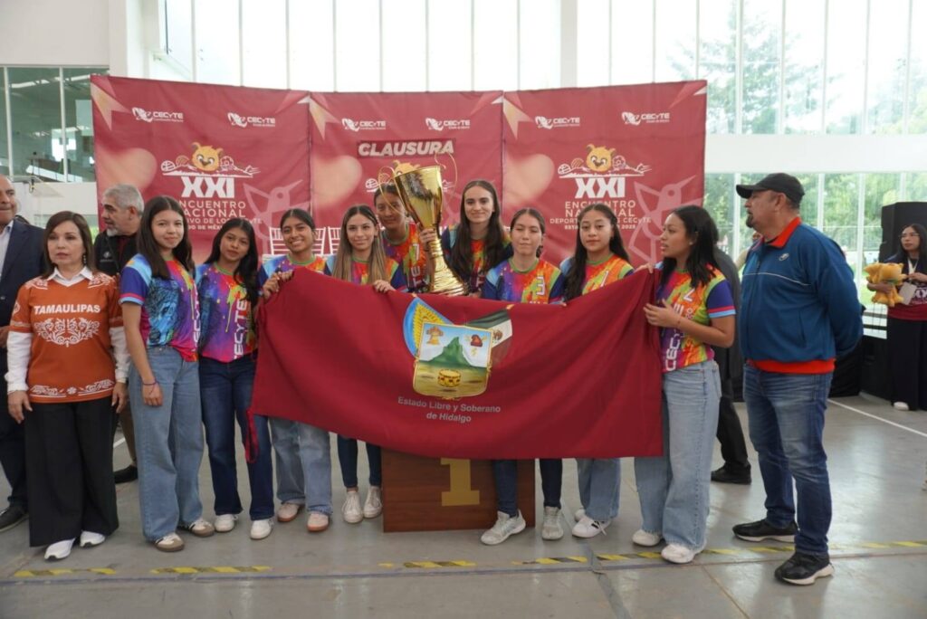 Estudiantes de CECyTE Hidalgo destaca en torneo nacional del deporte