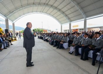 Natividad Castrejón inaugura instalaciones en Secundaria General “Leona Vicario” de Pachuca