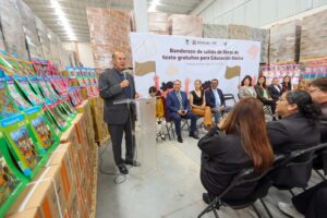 Natividad Castrejón inaugura instalaciones en Secundaria General “Leona Vicario” de Pachuca