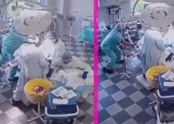 ¡Viral! Héroes con bata blanca, cirujanos continúan operación en pleno terremoto (VIDEO)