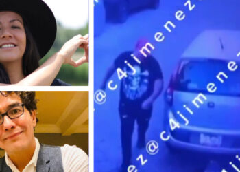 Revelan video de los tres presuntos atacantes de Ximena Guzmán y José Muñoz