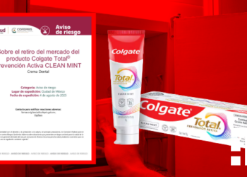 Cofepris retira pasta Colgate del mercado tras reportes de reacciones adversas.