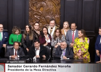 Noroña exige desafuero de “Alito” tras agresión en el Senado.