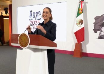 Anuncia Sheinbaum primer informe de Gobierno en el Zócalo, será el 1 de octubre.