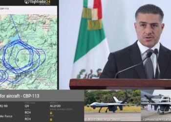 Dron estadunidense sobrevuela Valle de Bravo a petición de México: Harfuch