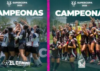 Selección Mexicana sub-15 y El Camino sub-13 campeonas de Supercopa Femenil 2025