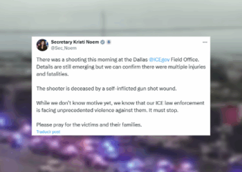 Tiroteo en un centro de ICE en Texas, deja dos muertos.