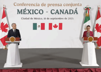 Claudia Sheinbaum y Mark Carney acuerdan plan para reforzar el T-MEC.