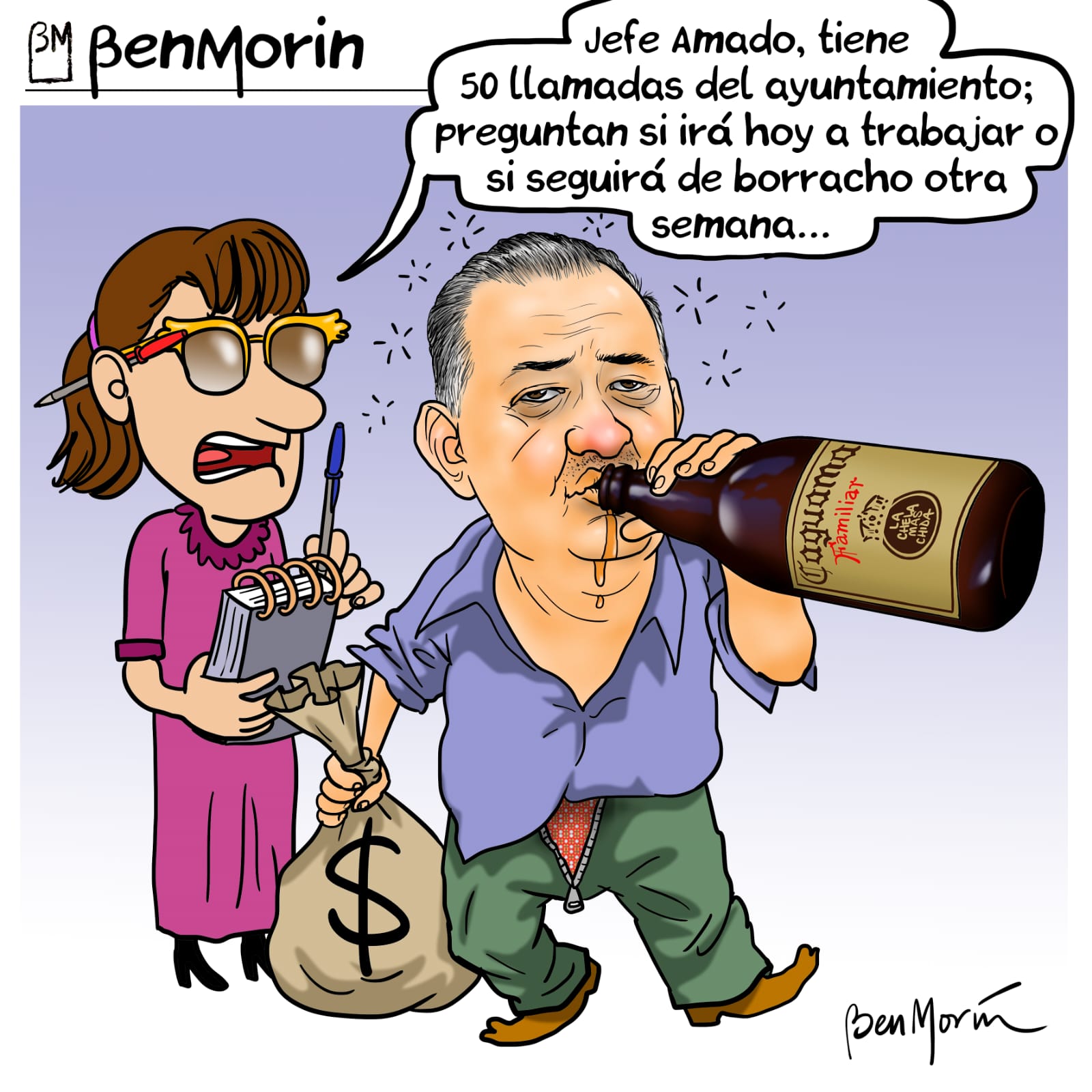Presidente no está muerto, anda de parranda