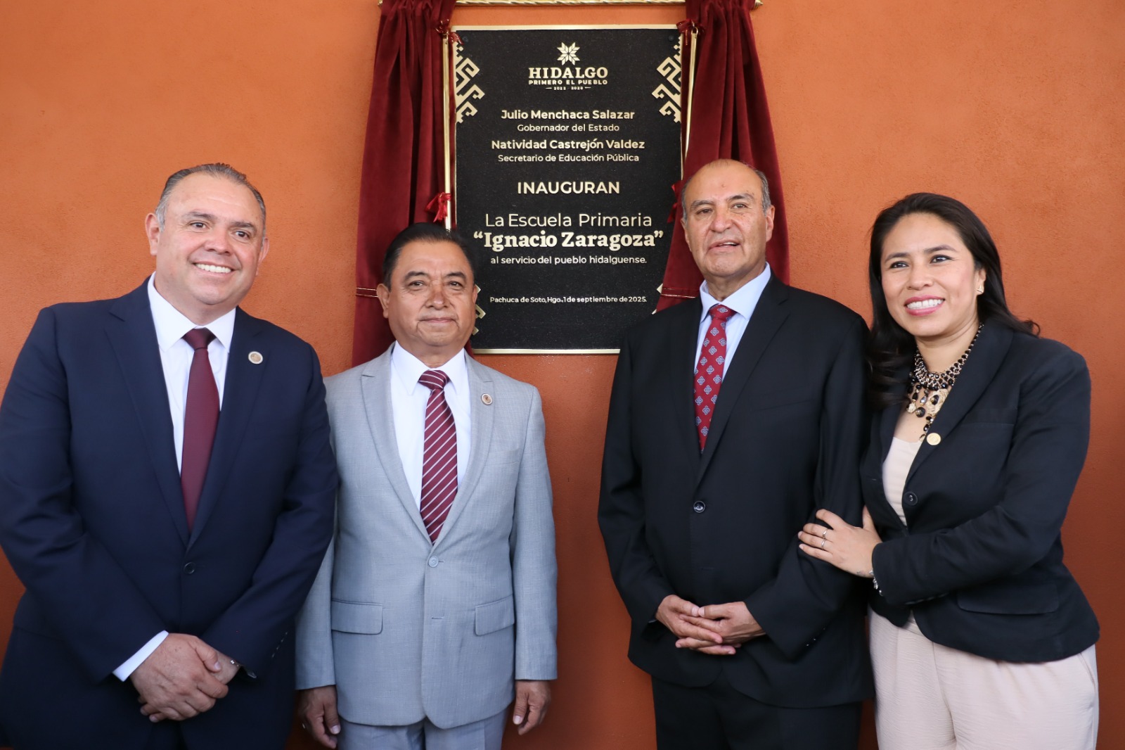 Natividad Castrejón encabeza inicio de Ciclo Escolar e inaugura primaria Ignacio Zaragoza