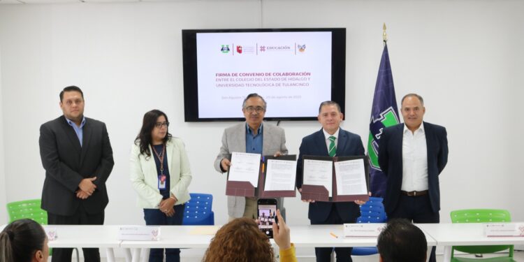 Firman convenio para impulsar el desarrollo científico en Hidalgo
