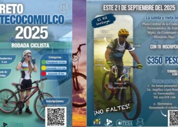 Participa en la rodada ciclista “Reto Tecocomulco” 2025