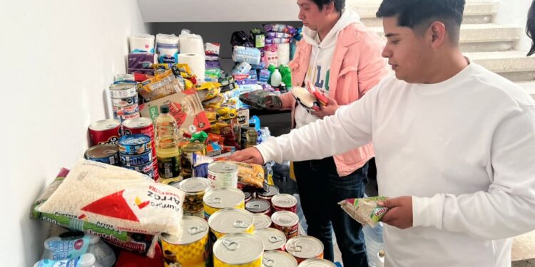 Comunidad educativa se moviliza en apoyo de afectados por lluvias