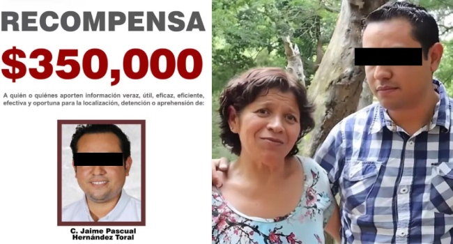 Fiscalía ofrece 350 mp de recompensa por Jaime Toral, influencer que grababa con “Doña Lety”.