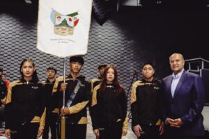 Natividad Castrejón abanderó a la delegación hidalguense rumbo a los Juegos Nacionales Populares 2025