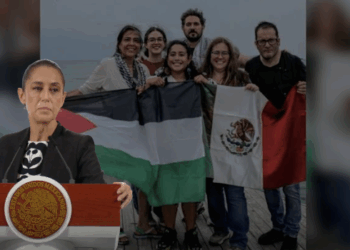 Sheinbaum exige liberación inmediata de mexicanos en la flotilla Global Sumud
