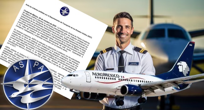 ASPA pide a Sheinbaum respetar convenio bilateral aéreo con EU