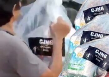 ¡CJNG se adelanta! Reparte despensas a damnificados en Tihuatlán, Veracruz