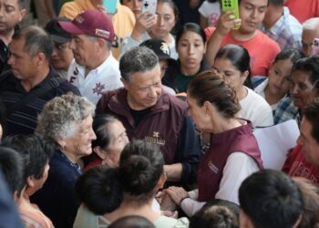 Sheinbaum y Menchaca coordinan acciones para apoyar a familias afectadas por lluvias