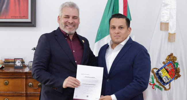Designa José Antonio Cruz como secretario de Seguridad en Michoacán.