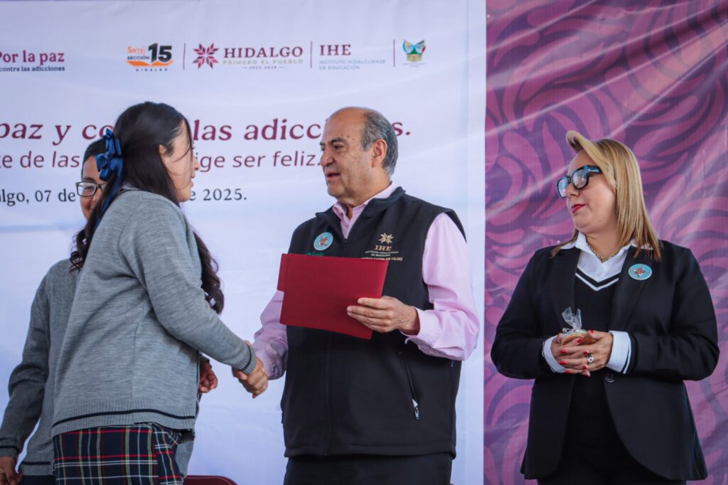 Hidalgo suma esfuerzos a la Jornada Nacional por la Paz y Contra las Adicciones