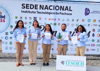 Estudiantes del ITSOEH, segundo lugar nacional en InnovaTecNM