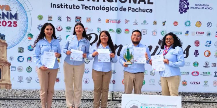 Estudiantes del ITSOEH, segundo lugar nacional en InnovaTecNM