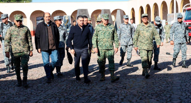 Plan Michoacán: Omar García Harfuch y Ricardo Trevilla visitan Morelia.