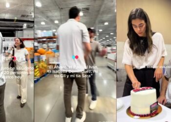 Viralizan celebración de cumple en un Costco