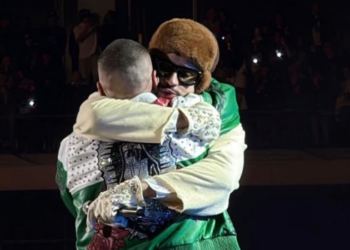 Bad Bunny cierra conciertos en México acompañado de J Balvin y Natanael Cano.