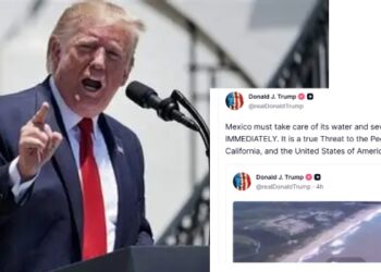 Trump exige a México resolver “inmediatamente” el problema del agua