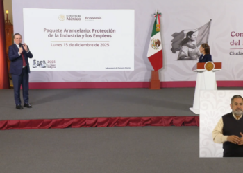 Marcelo Ebrard presenta Paquete Arancelario para proteger 350 mil empleos en México.