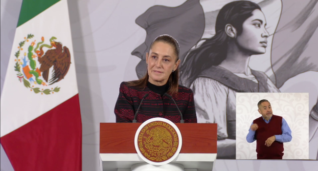 Sheinbaum pide a ONU asumir su papel ante conflictos de EU contra Venezuela.