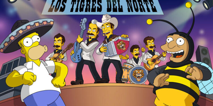 Los Tigres del Norte debutan en Los Simpsons con tema exclusivo