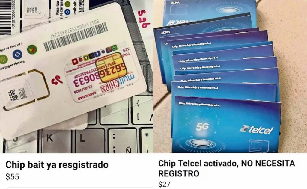 ¡Ojo! En redes sociales inicia el mercado negro de chips ya registrados.