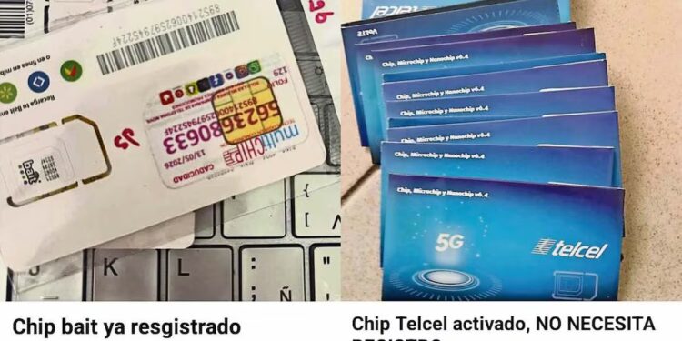 ¡Ojo! En redes sociales inicia el mercado negro de chips ya registrados.