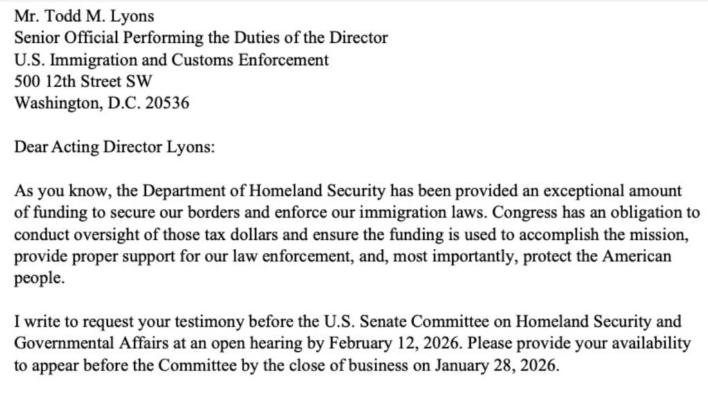 Citan a comparecer a jefe de ICE por arrestos irregulares en Minnesota