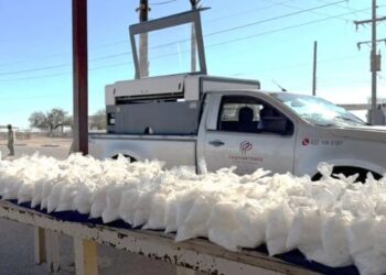 Aseguran vehículo con 212 kg de metanfetamina en Sonora: Harfuch