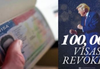¡Récord histórico! Trump revoca más de 100 mil visas en un año