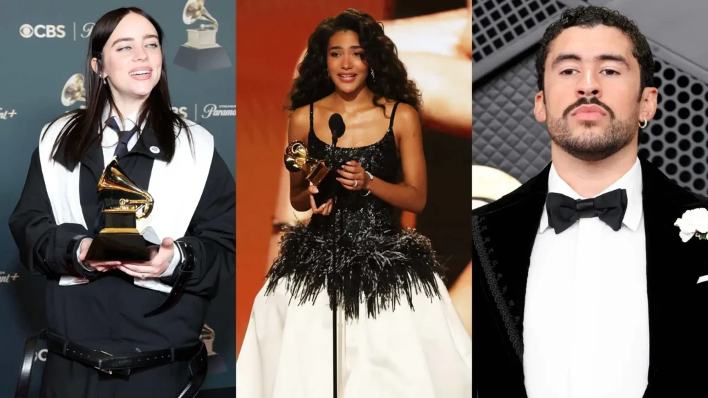 Artistas como Bad Bunny y Billie Eilish protestan contra ICE en los Grammy.