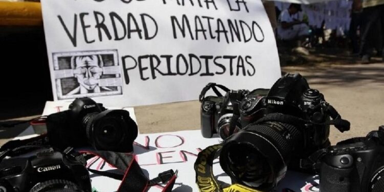 México ocupa el tercer lugar con más periodistas asesinados en 2025