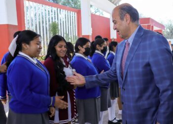 Natividad Castrejón inaugura comedor escolar en Tlahuelilpan